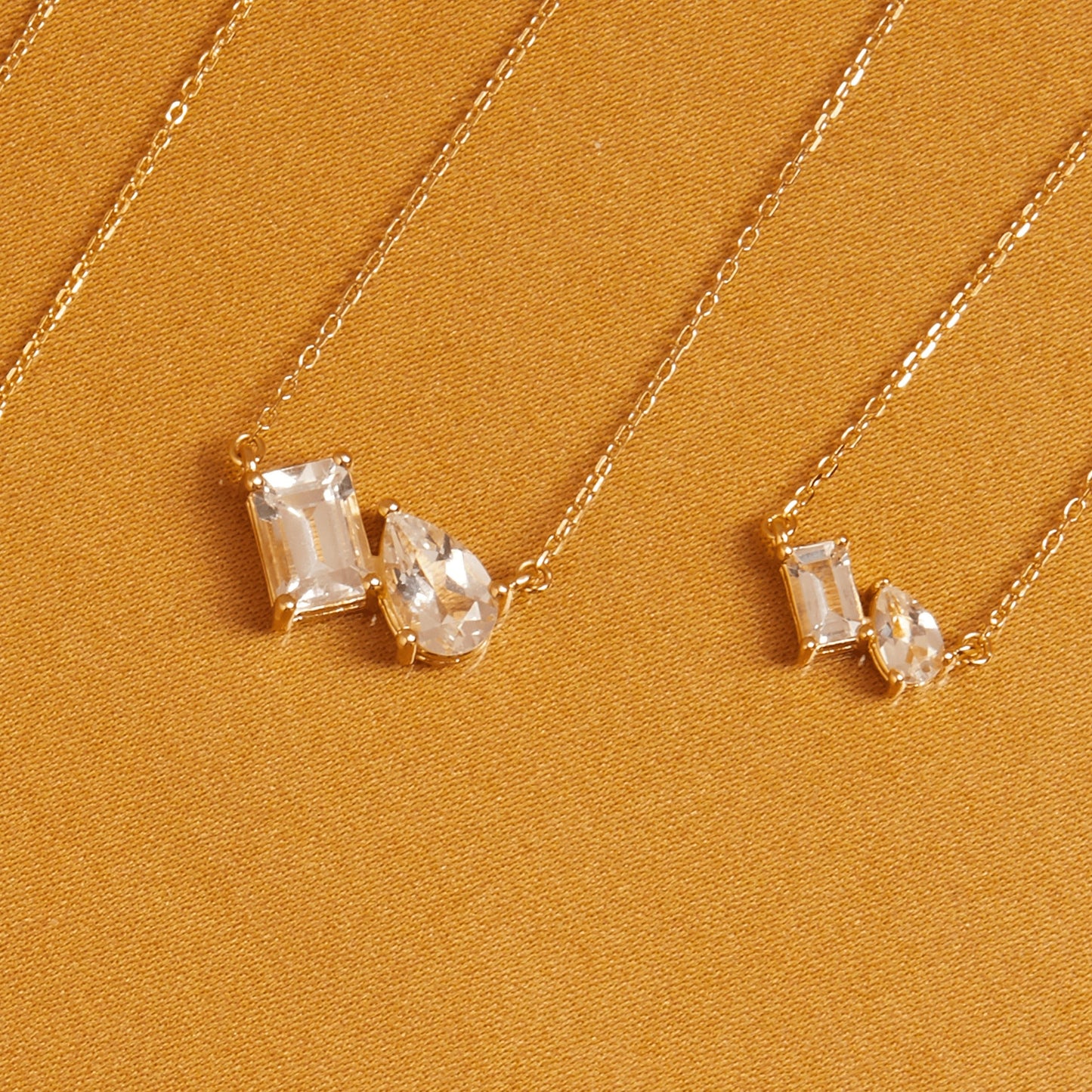 Toi et Moi Gemstone Heirloom Necklace