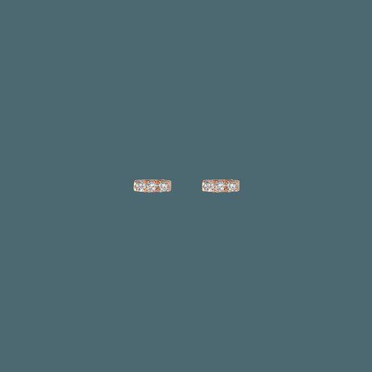Mini Diamond Bar Earring