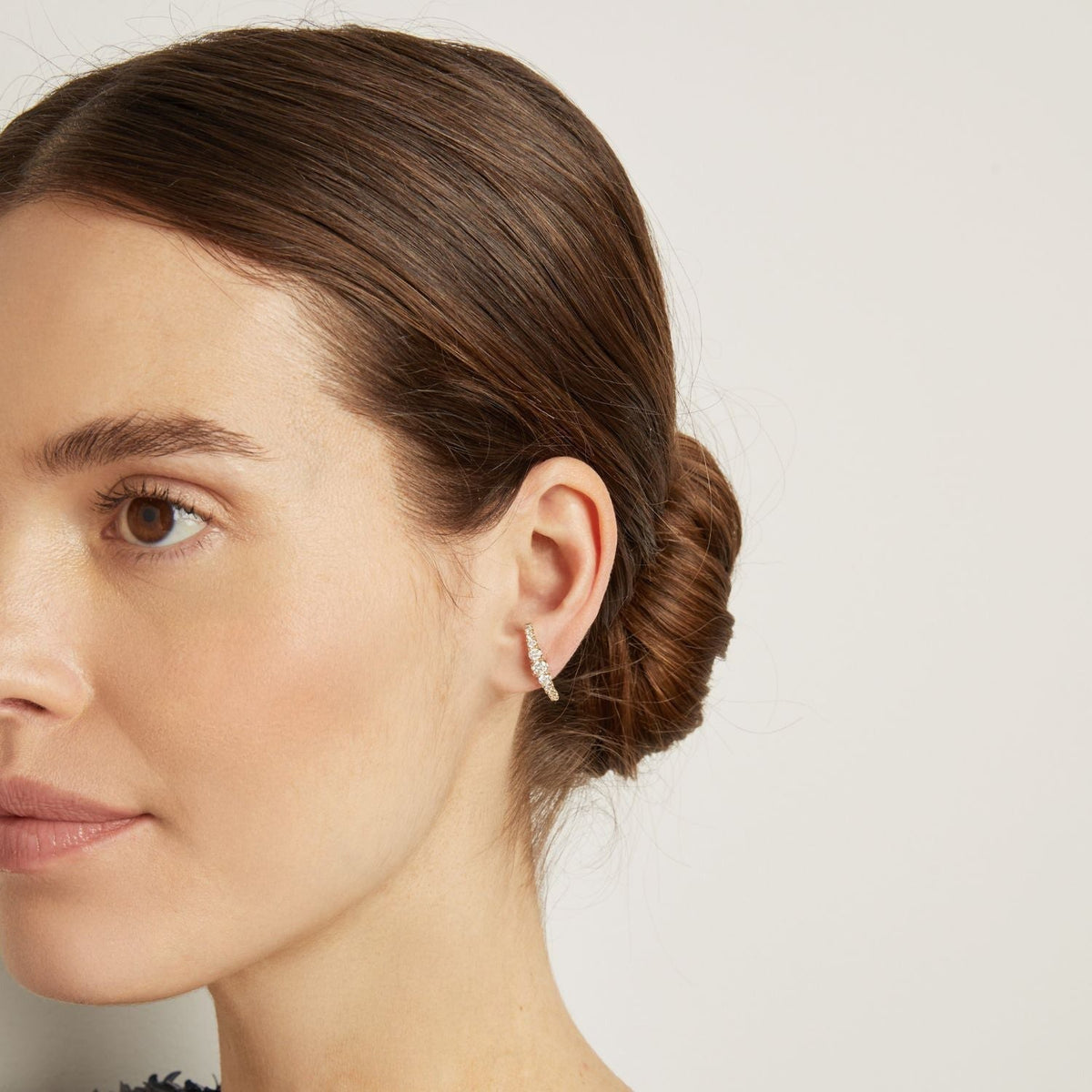 Lab Grown Diamond Eternity Stud Earrings