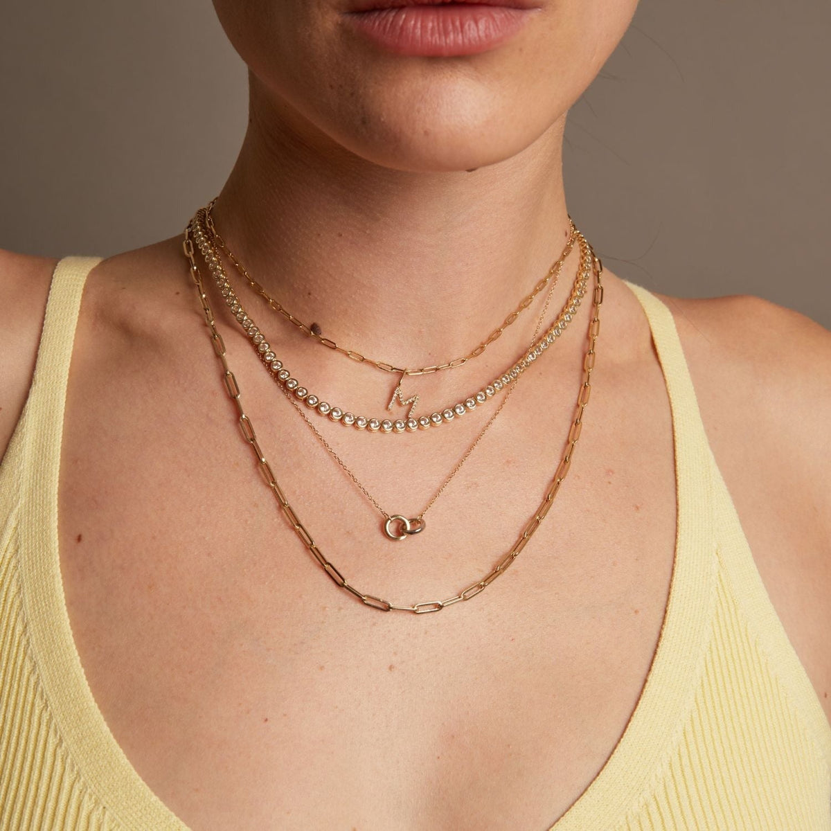 Two-Tone Connection Necklace