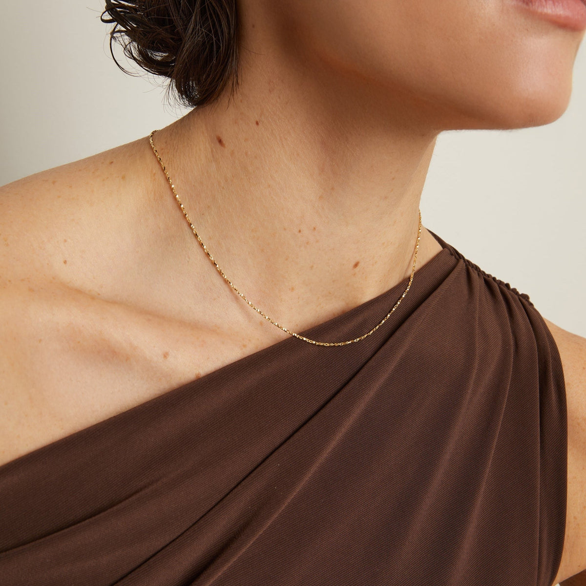 Dainty Geometric Chain Necklace