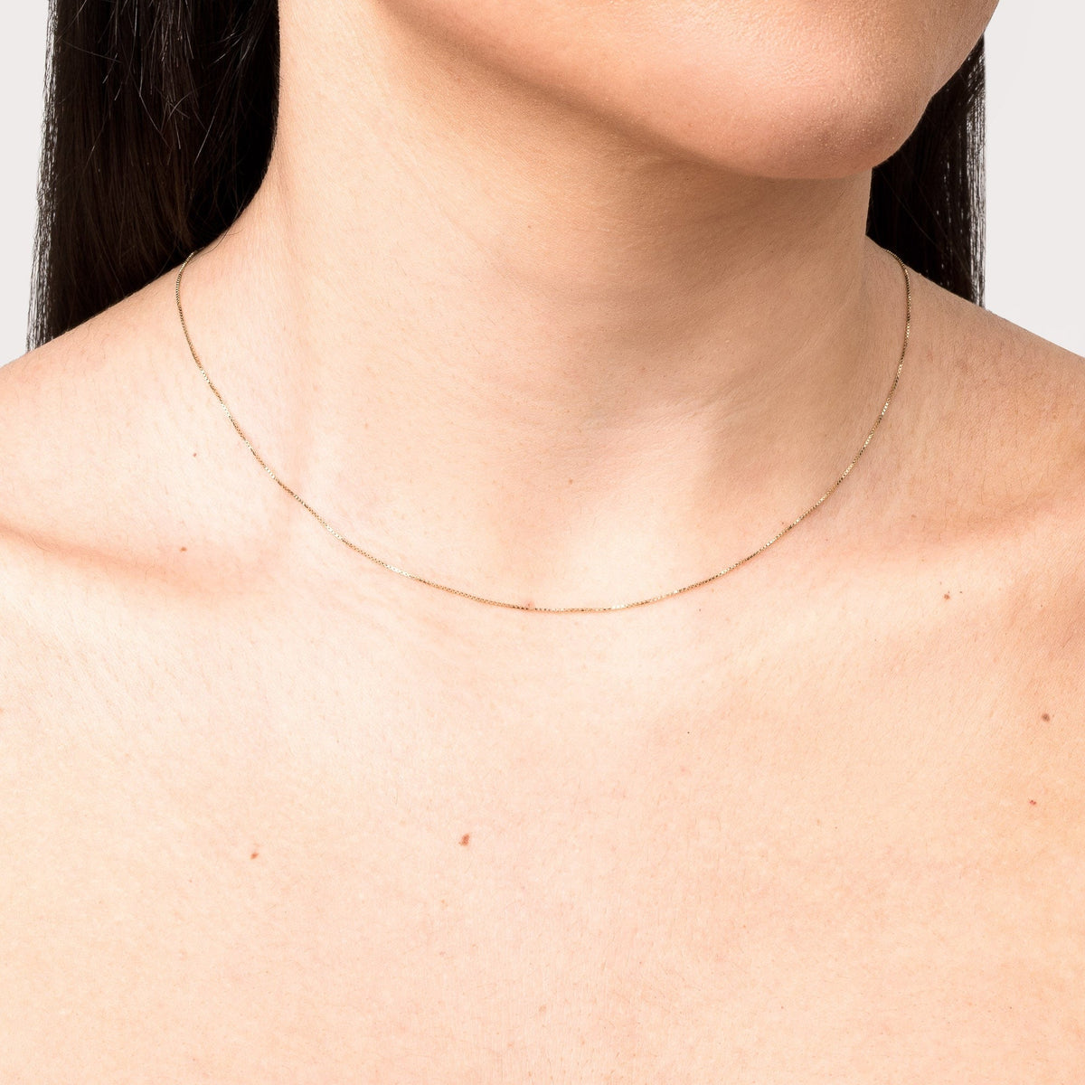Small Box Chain Necklace
