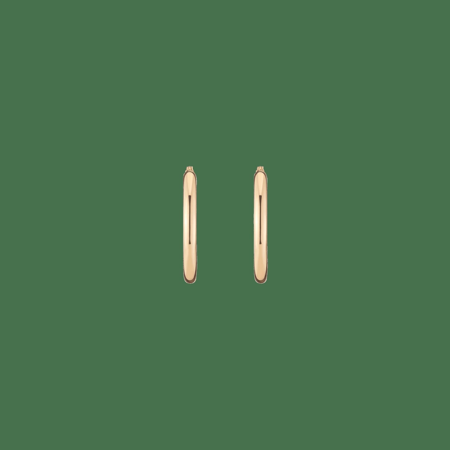 Gold Hoop Earrings - 3mm