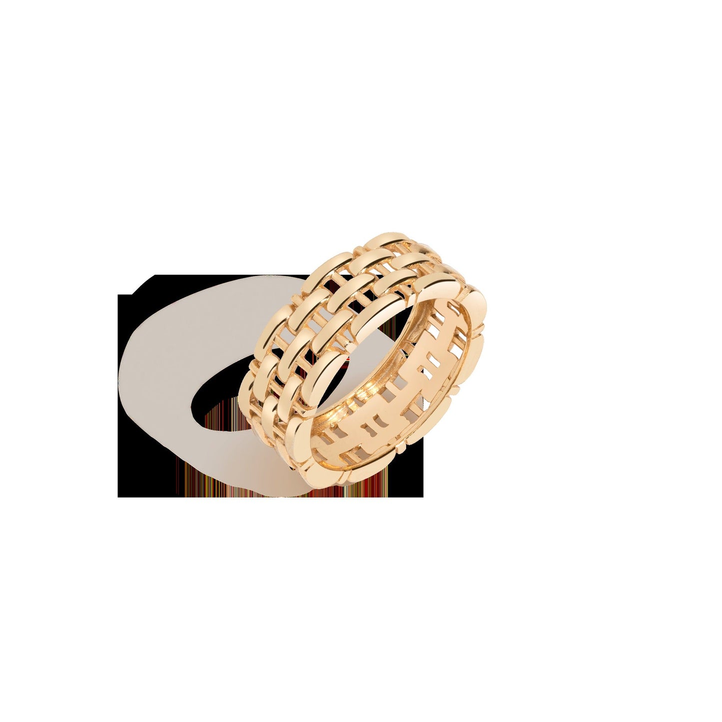 Mini Panther Chain Link Ring