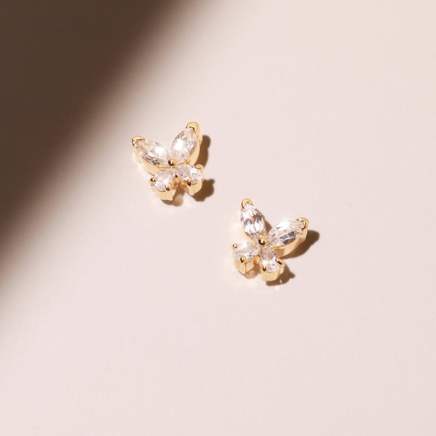 Lab Grown Diamond Butterfly Earrings