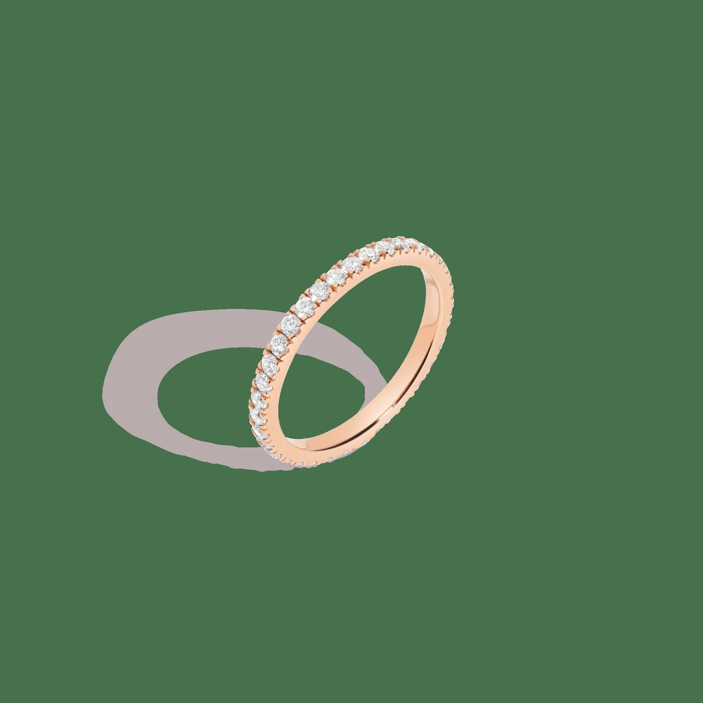 Pavé Lab Grown Diamond Eternity Ring
