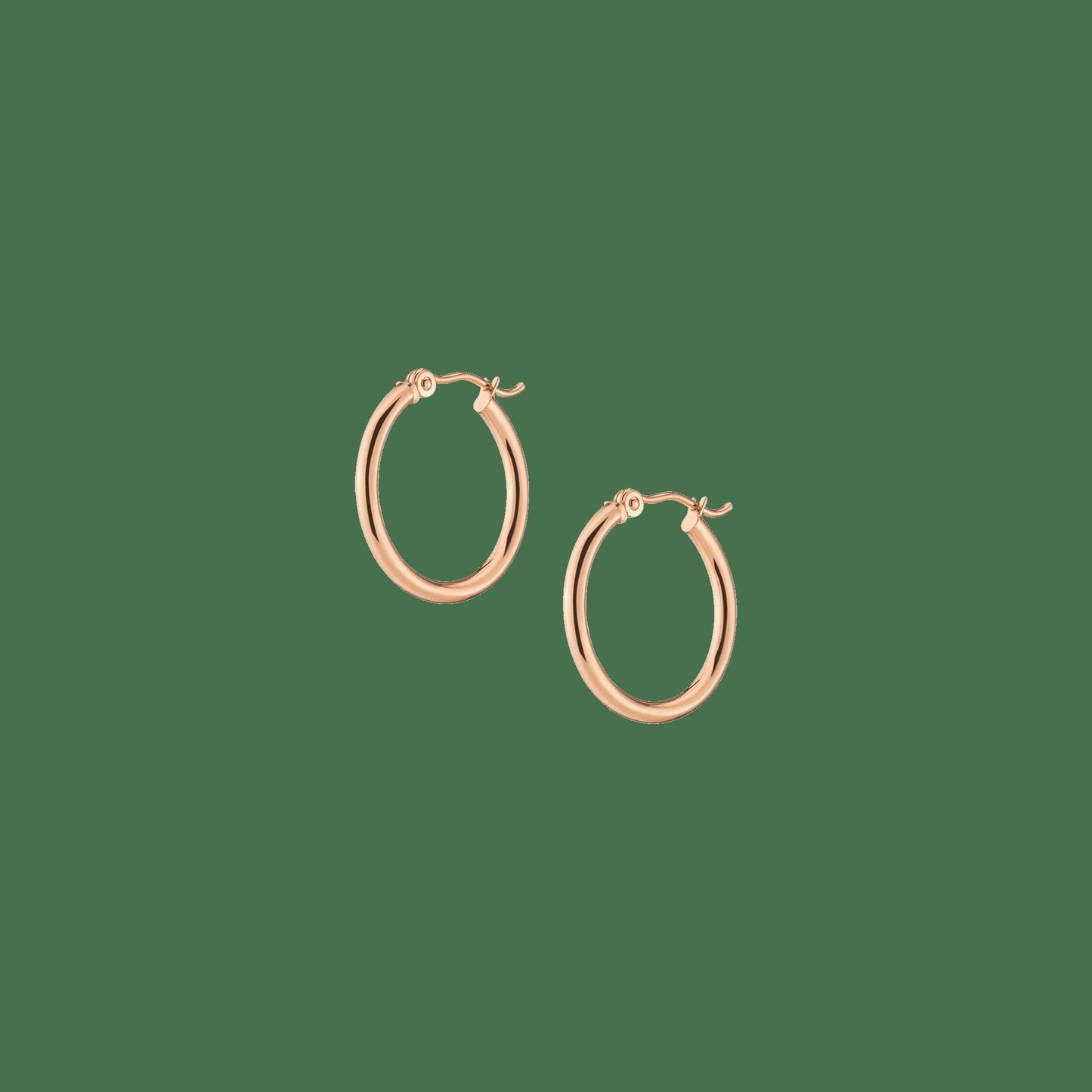 Gold Hoop Earrings - 2mm