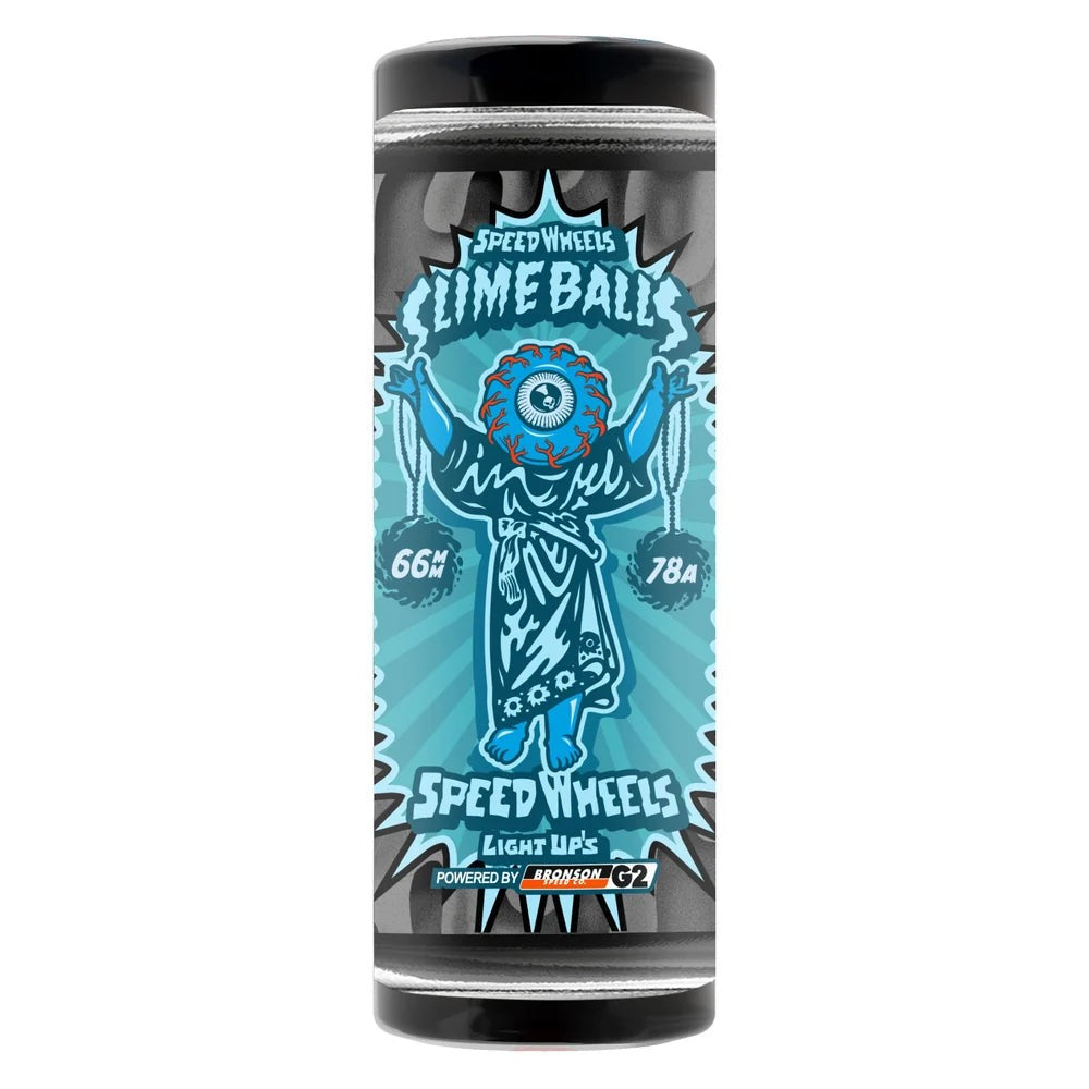 SLIME BALLS - PRAYER CANDLE LIGHT UPS OG SLIME TRANSP BLK 78A 66MM