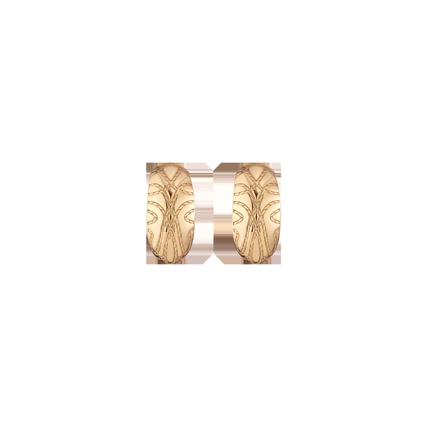 Aurate x Frye: Western Stitch Hoop Earrings