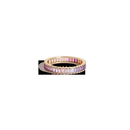 Pink Ombré Baguette Eternity Ring