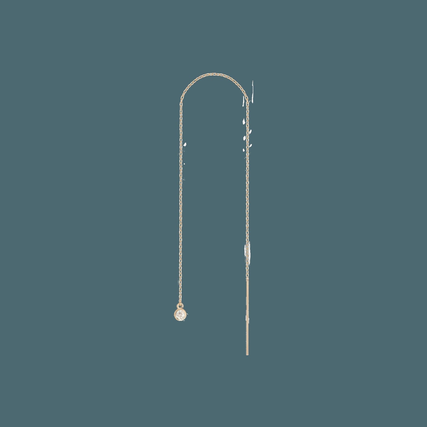 Birthstone Ear Chain Threader