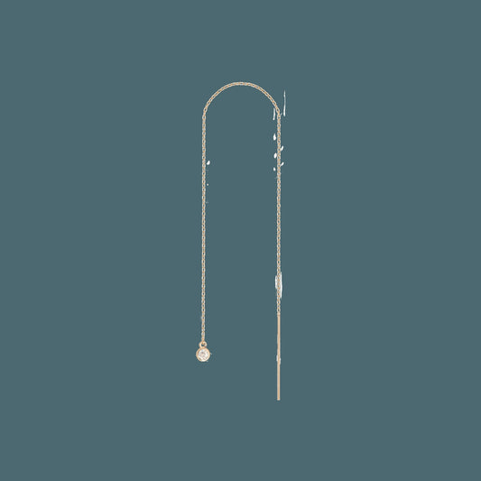 Birthstone Ear Chain Threader
