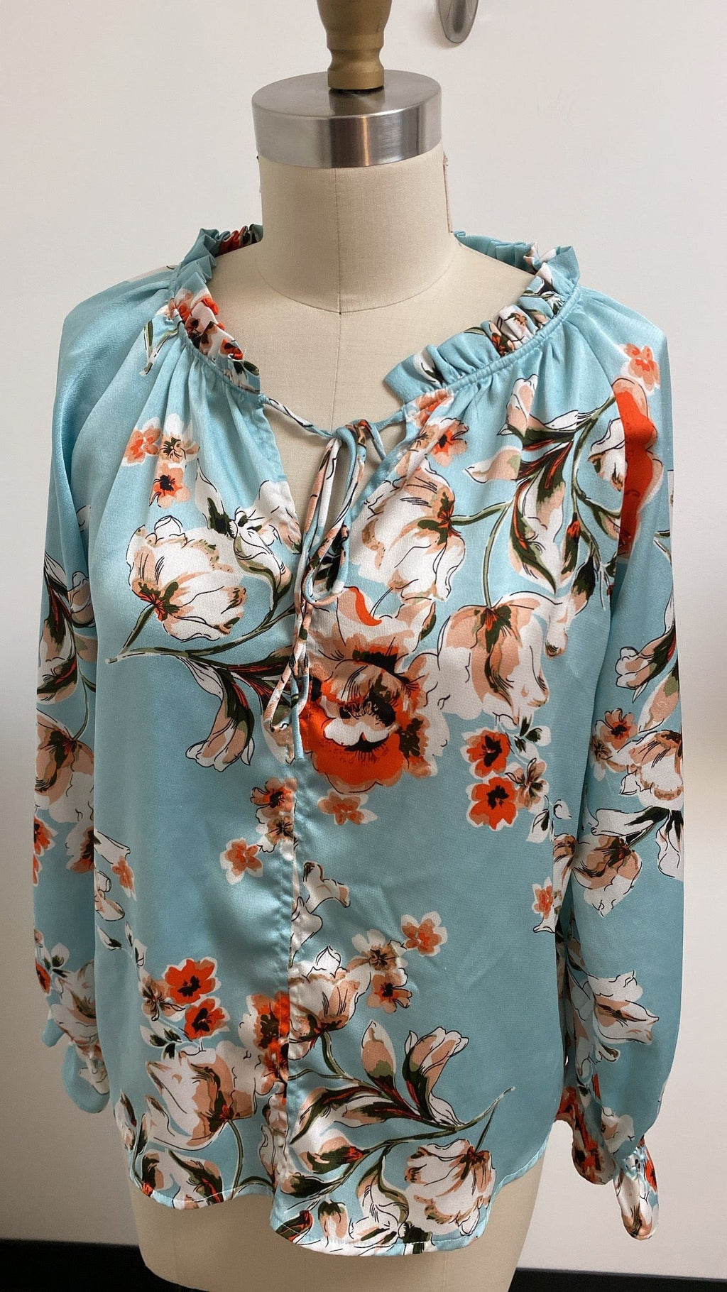Mello Day Blue Top, S Petite