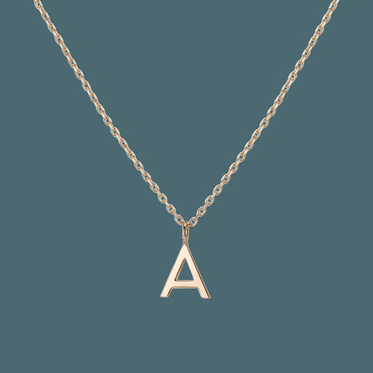 Classic Gold Letter Necklace
