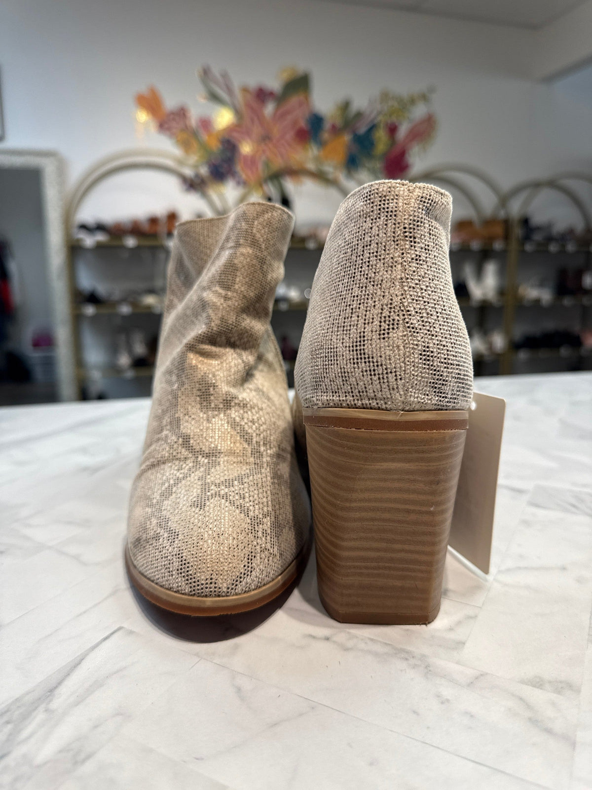 BC Snake Print Boots, 9