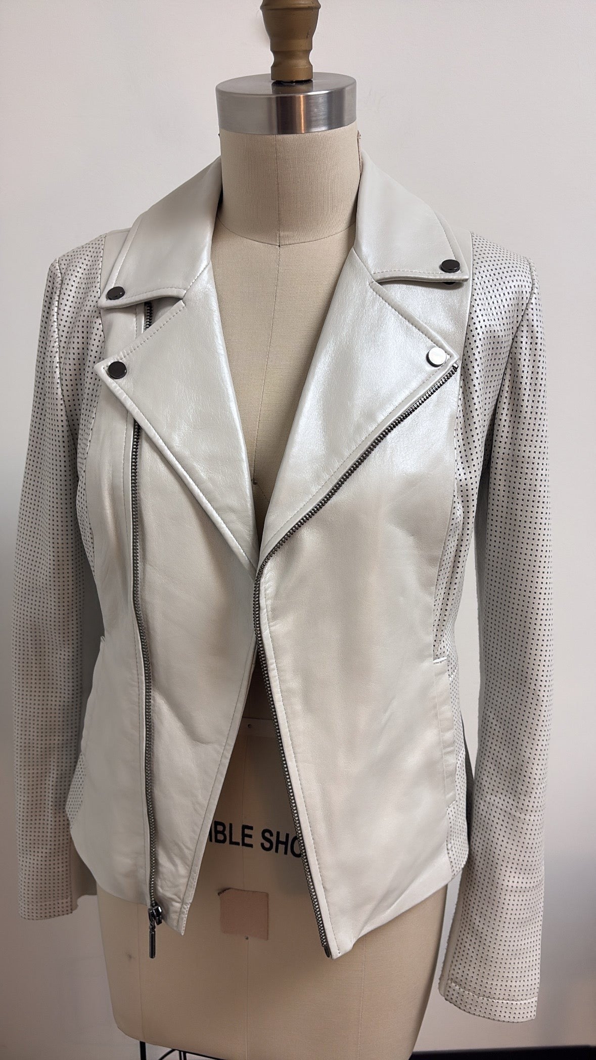 H by Halston Genuine Leather Jacket, 4