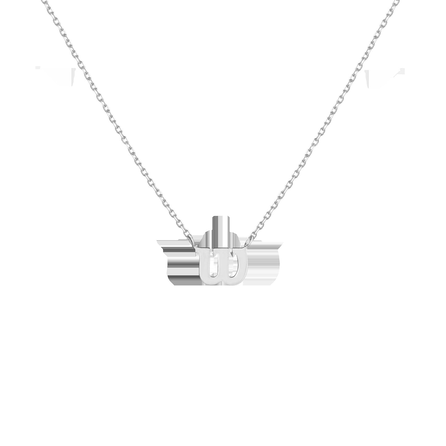 Aurate x Wilson: Dainty W Necklace