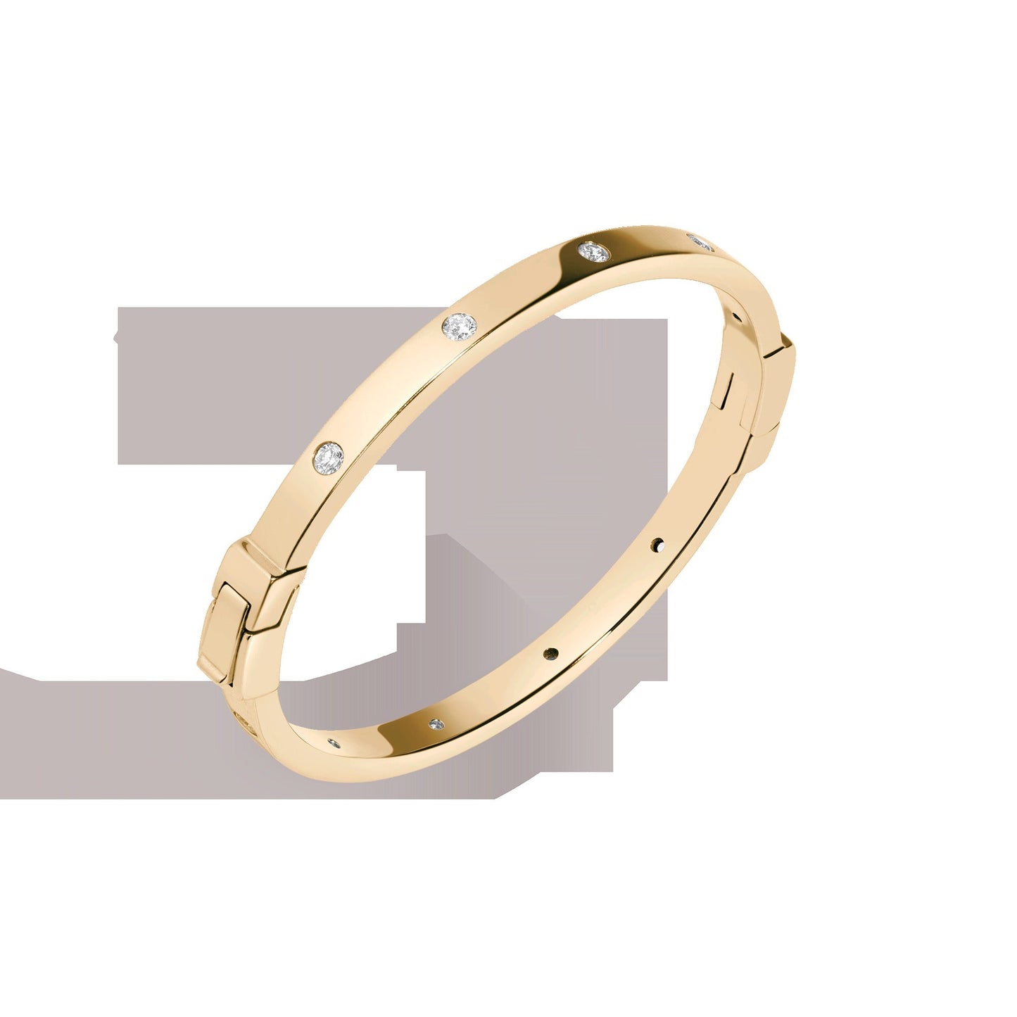 Lab Grown Diamond Station Cuff Bracelet