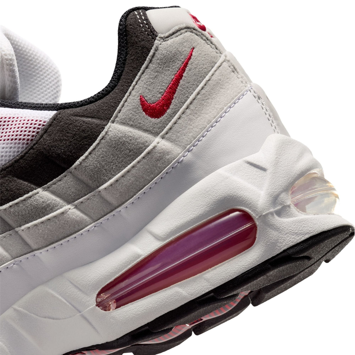 Nike Air Max 95 Big Bubble Premium (White/Comet Red/Neutral Grey)