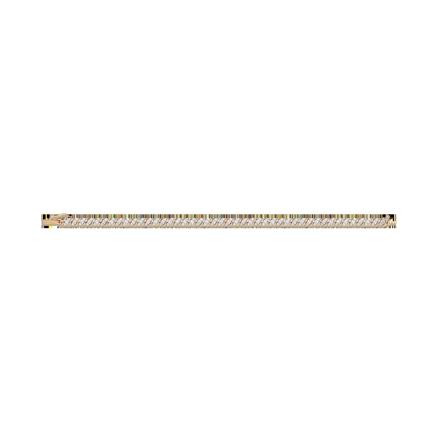 Lab Grown Diamond Triple 'S' Estate Tennis Bracelet