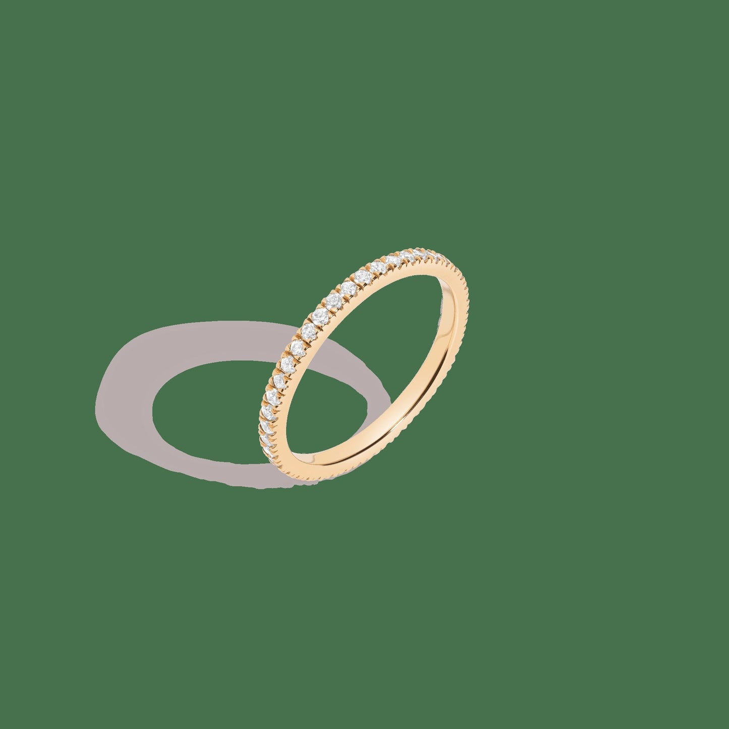 Pavé Lab Grown Diamond Eternity Ring