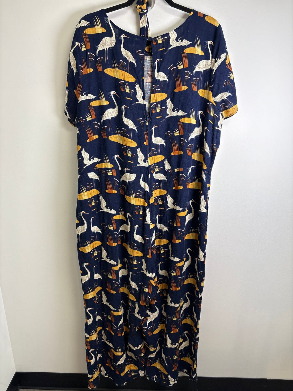 Modcloth 22" Inseam Blue Jumpsuit, 2X