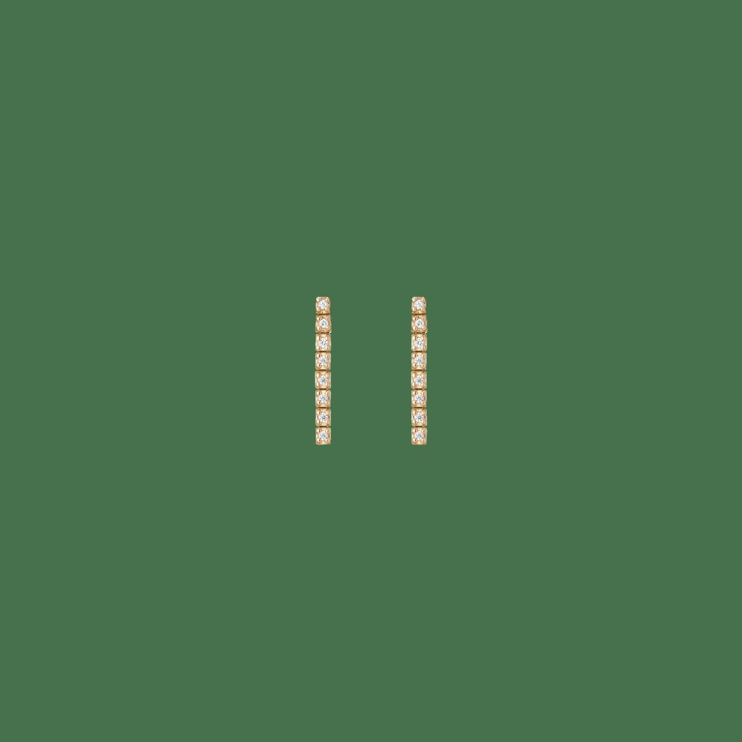 Petite Lab Grown Diamond Tennis Earrings