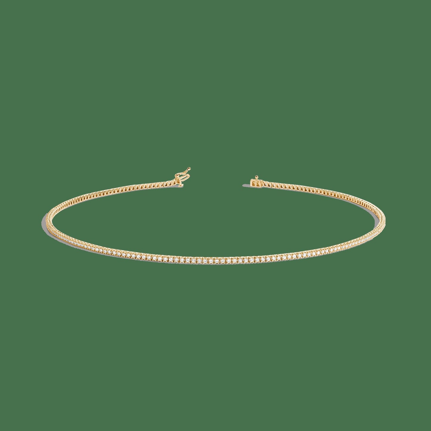 Classic Lab Grown Diamond Tennis Necklace
