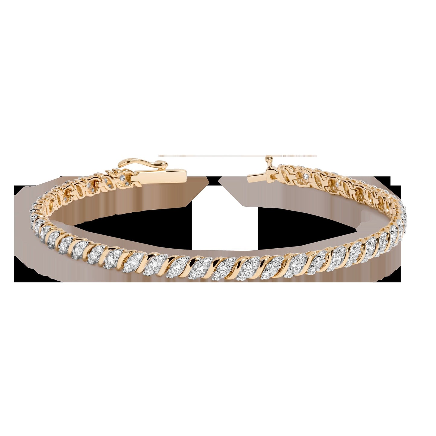 Lab Grown Diamond Triple 'S' Estate Tennis Bracelet