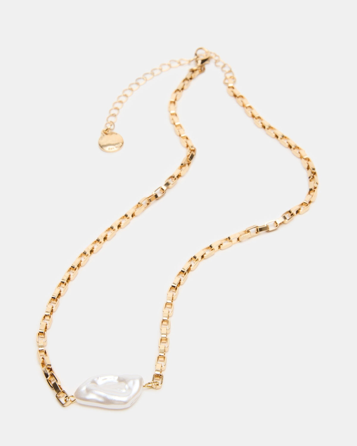 PEARL PENDANT NECKLACE GOLD