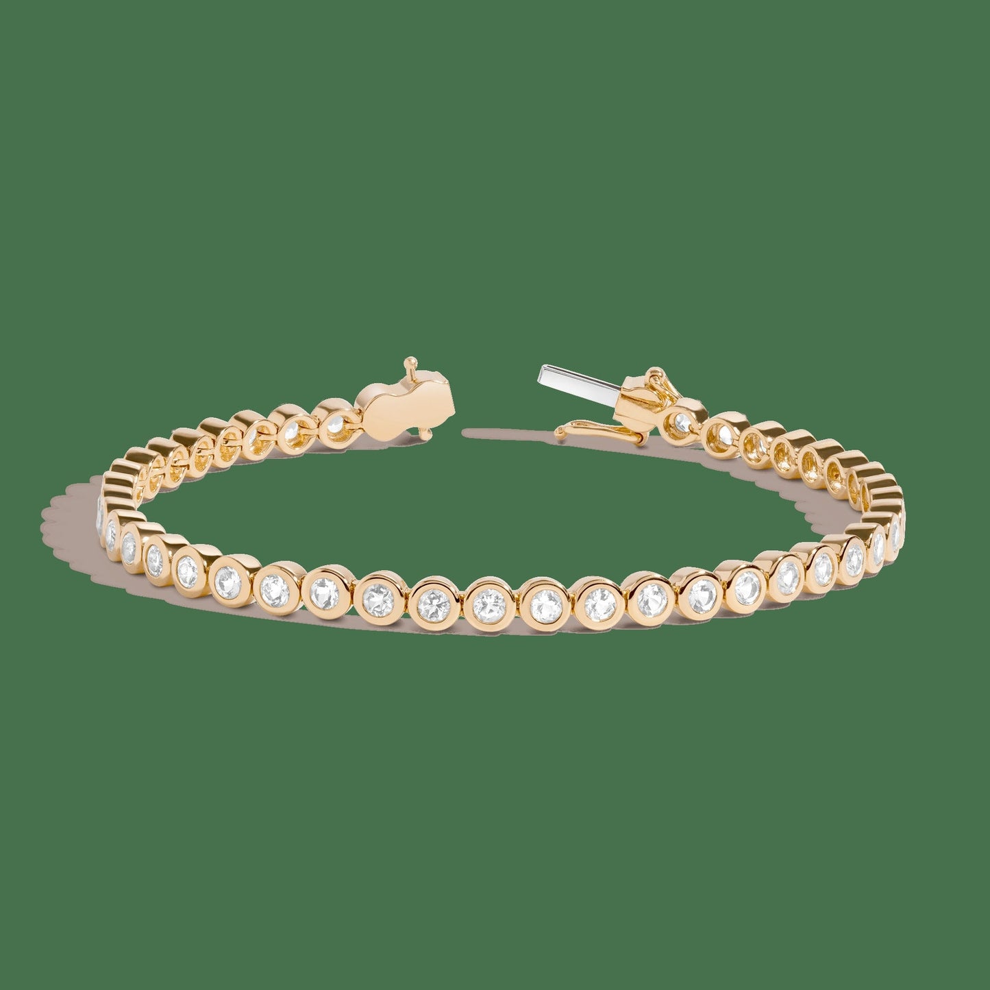 Diamond Bezel Tennis Bracelet