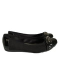 ANNE KLEIN SPORT PATENT AND FABRIC FLATS WITH RUBBER SOLE SHOES SIZE 6.5