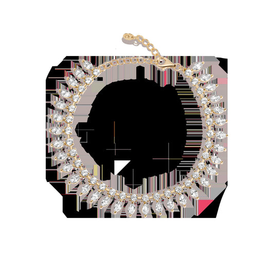 Aurate x Frye: Marquise Fringe Bracelet