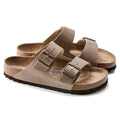 Birkenstock Men's Arizona Soft Footbed Suede Leather Oiled Leather - Tobacco Brown