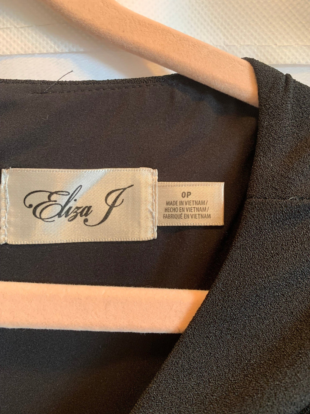 Eliza J Black Bell Sleeve Dress Sz 0P