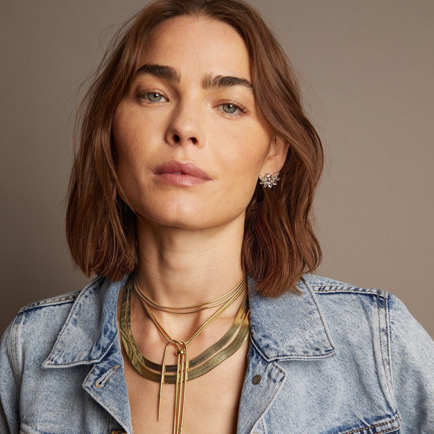 Aurate x Frye: Marquise Fringe Earrings
