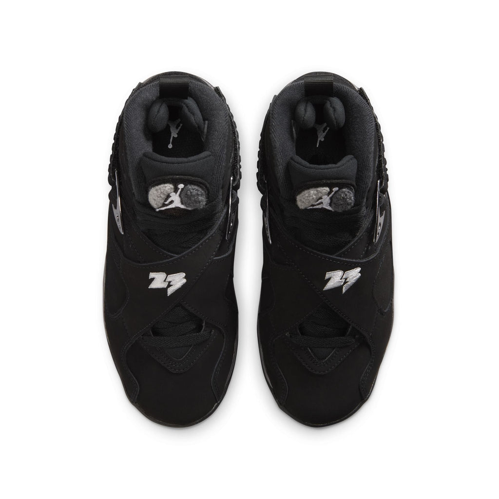 Air Jordan 8 Retro GS (Black/White/LT Graphite)