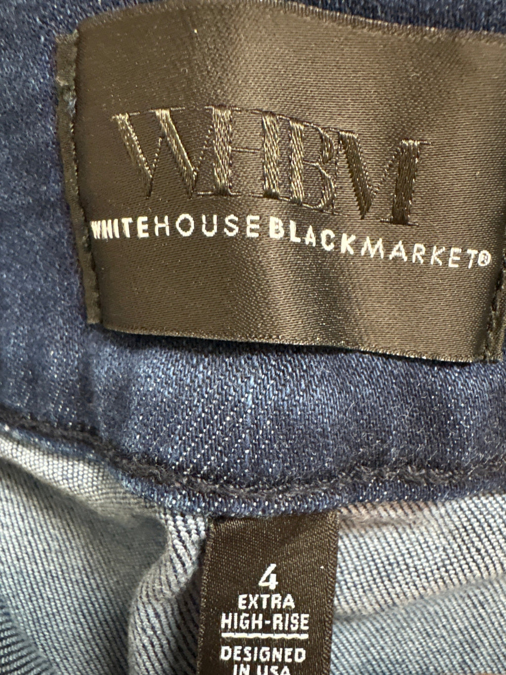 White House Black Market High Rise Slim 29" Inseam Jeans, 4