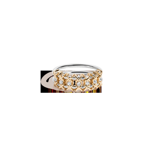 Kinetic Estate Two-Tone Ring