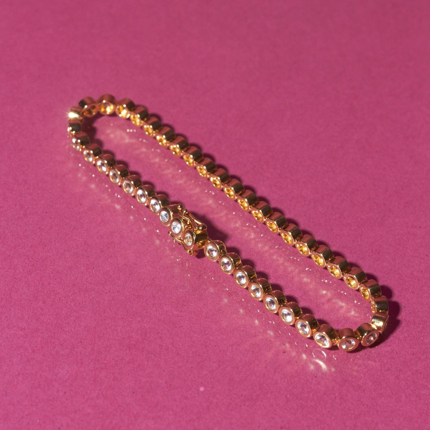 Diamond Bezel Tennis Bracelet