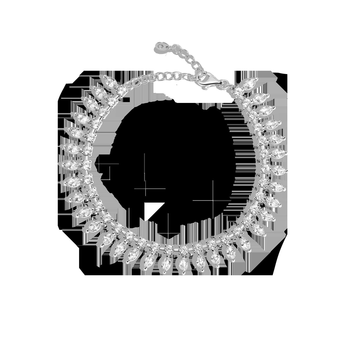 Aurate x Frye: Marquise Fringe Bracelet
