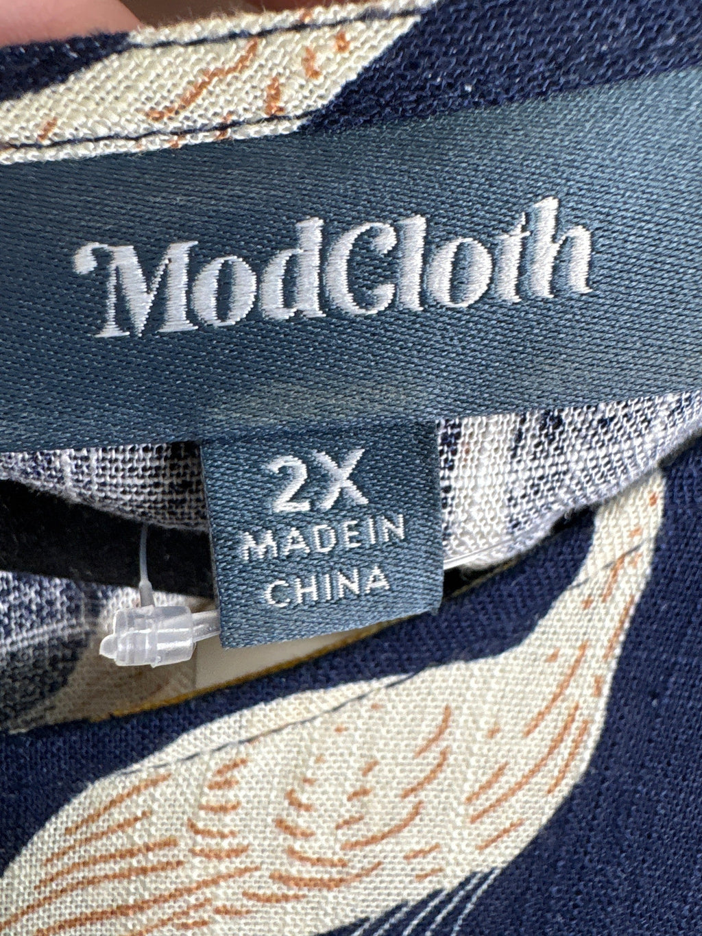 Modcloth 22" Inseam Blue Jumpsuit, 2X