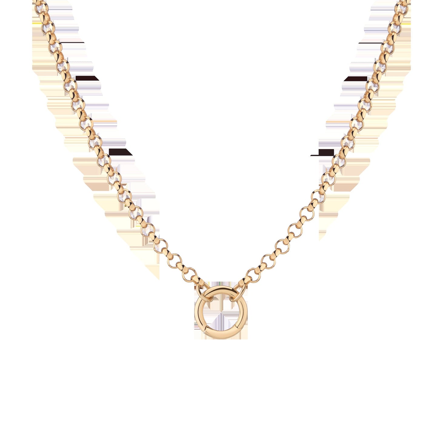 Rolo Chain Charm Necklace