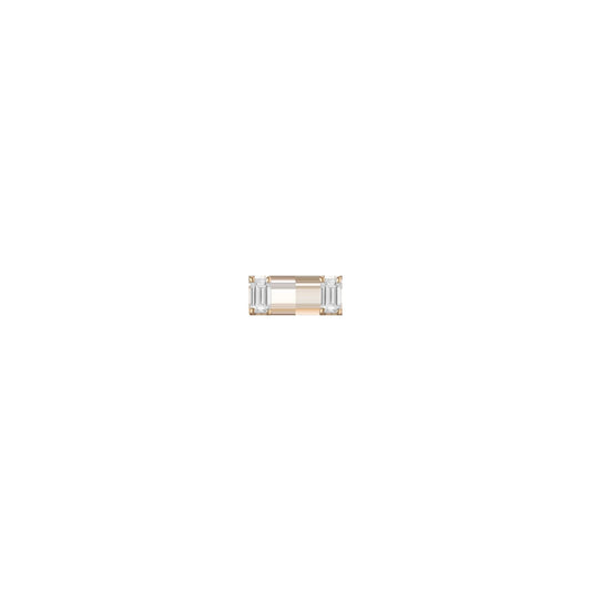 0.5ct Emerald Lab Grown Diamond Stud Earrings
