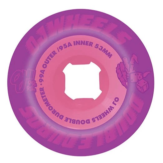 OJS - DOUBLE DURO PURPLE WHEELS 99A/95A 53MM