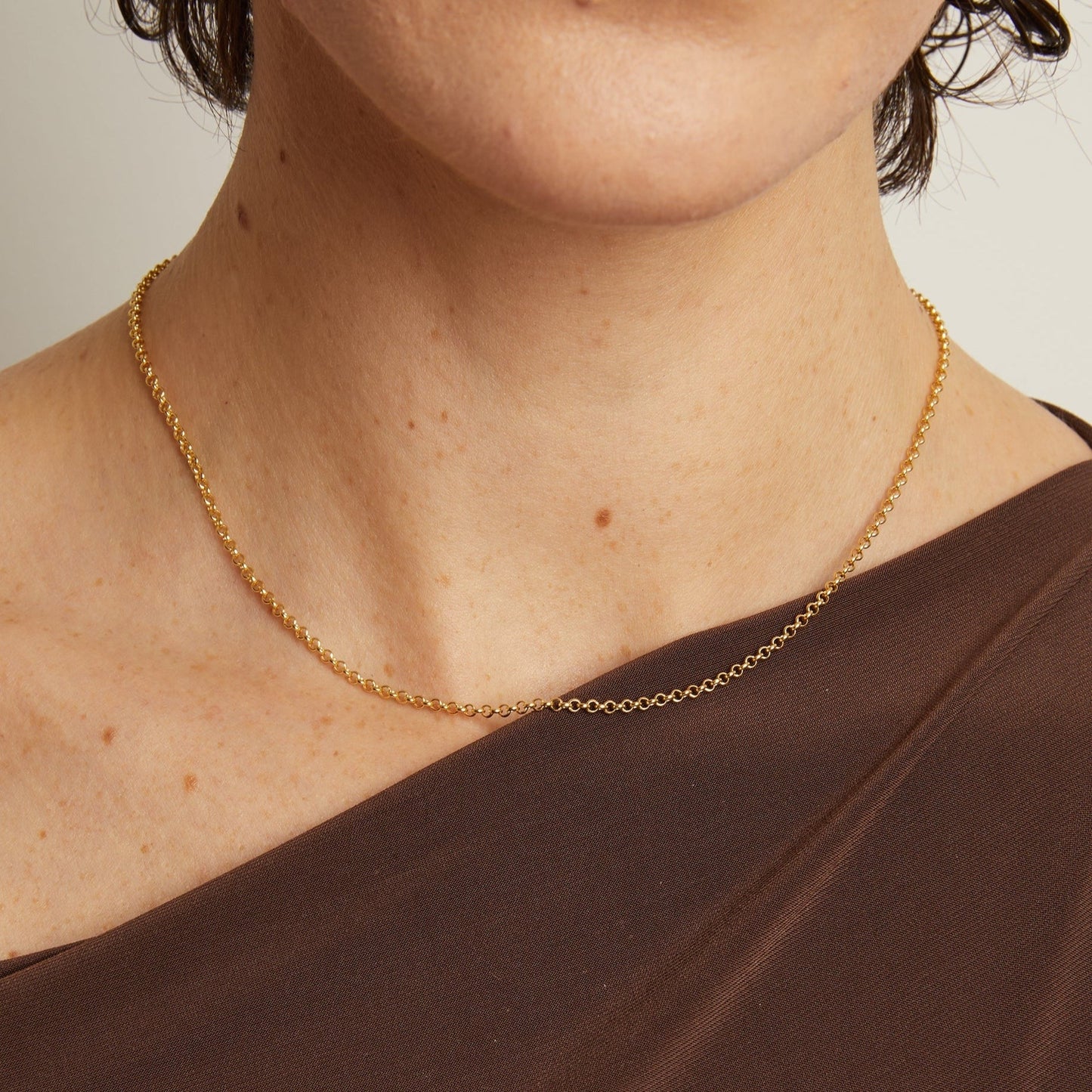 Small Rolo Chain Necklace