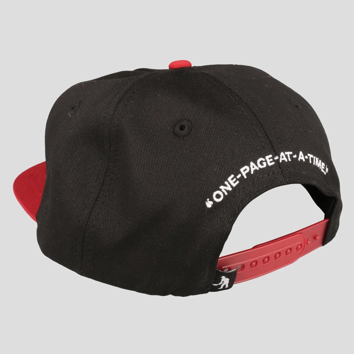 PASSPORT - PUBLISH 5 PANEL CAP - BLACK/RED