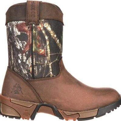 Rocky Kids' Mossy Oak Aztec Wellington Boot