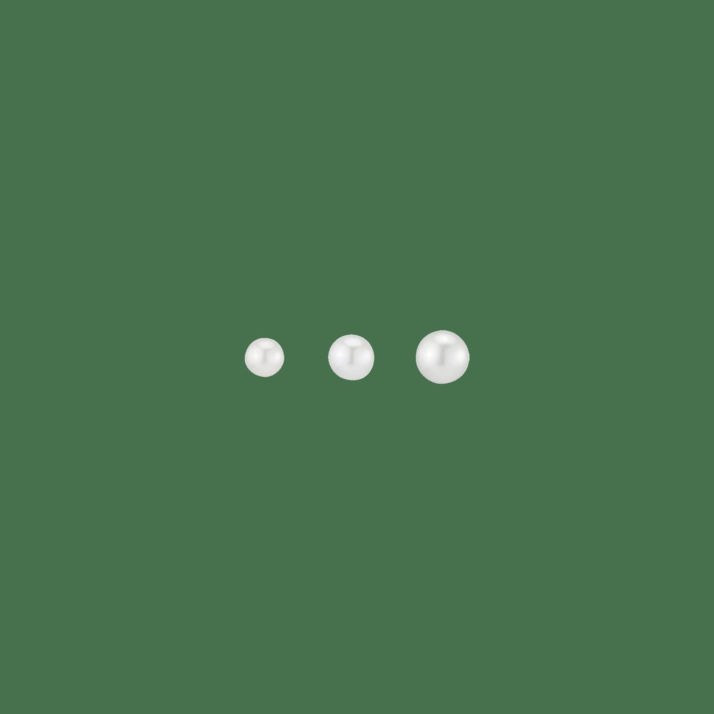 Pearl Studs 6mm