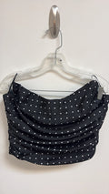 New Bardot Black Polka Dot Anthropologie Top, 10 (retail $99)